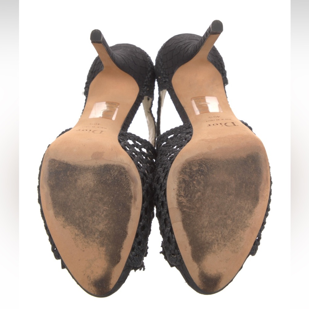 EUC Vintage Dior T-Strap Bow Heels - Picture 4 of 6
